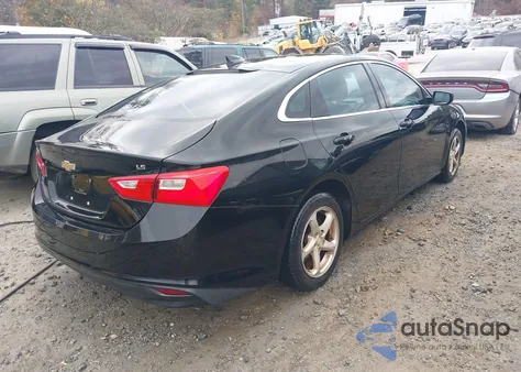 2016 Chevrolet Malibu Ls из США, поврежденный, VIN 1G1ZB5ST7GF266606